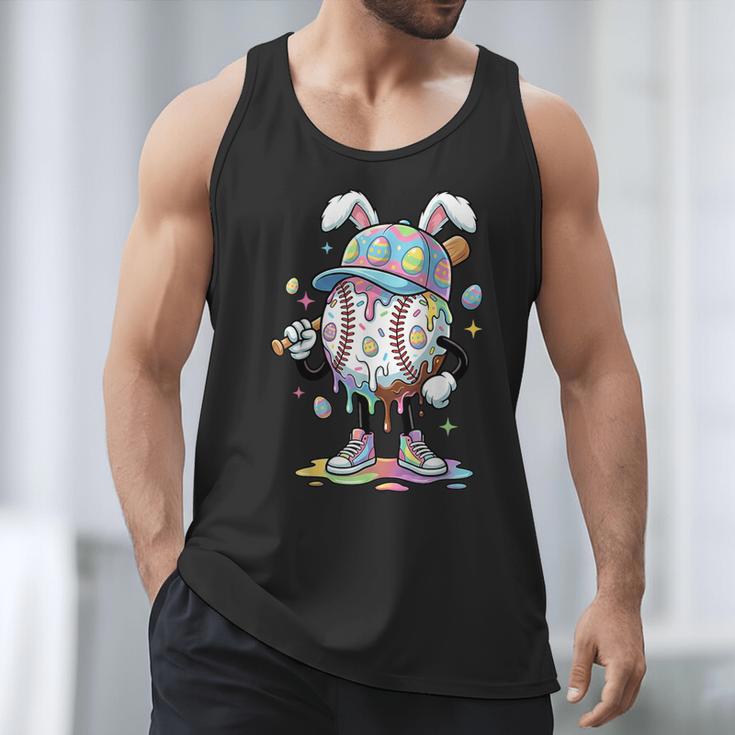 Baseball Drip Ice Cream Apparel Youth Boy Easter Day Men Tank Top