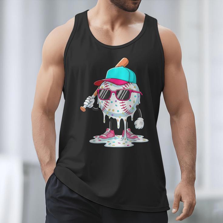 Baseball Drip Ice Cream Lifestyle Sprinkless Boy Kid Men Tank Top Baseball Drip Ice Cream Lifestyle Sprinkless Boy Kid Men Tank Top