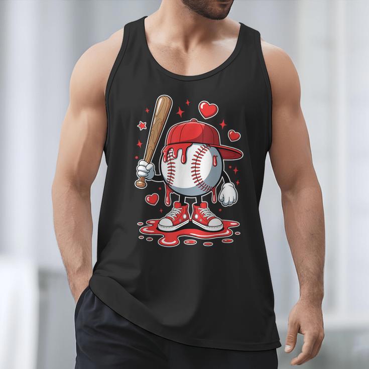 Baseball Drip Icecream Apparel Youth Boy Valentine Men Tank Top