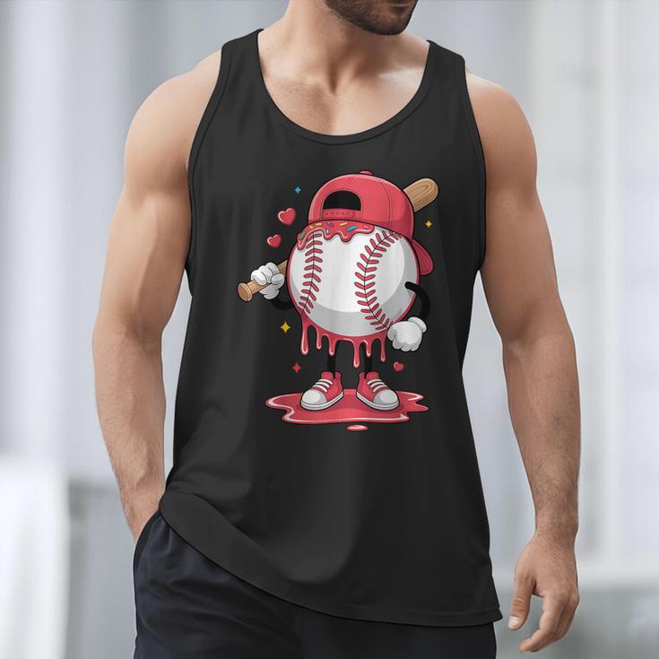 Baseball Drip Icecream Boy Kids Valentine Men Tank Top Baseball Drip Icecream Boy Kids Valentine Men Tank Top