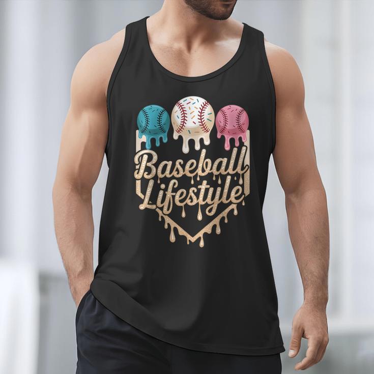 Baseball Drip Icecream Men Tank Top Baseball Drip Icecream Men Tank Top