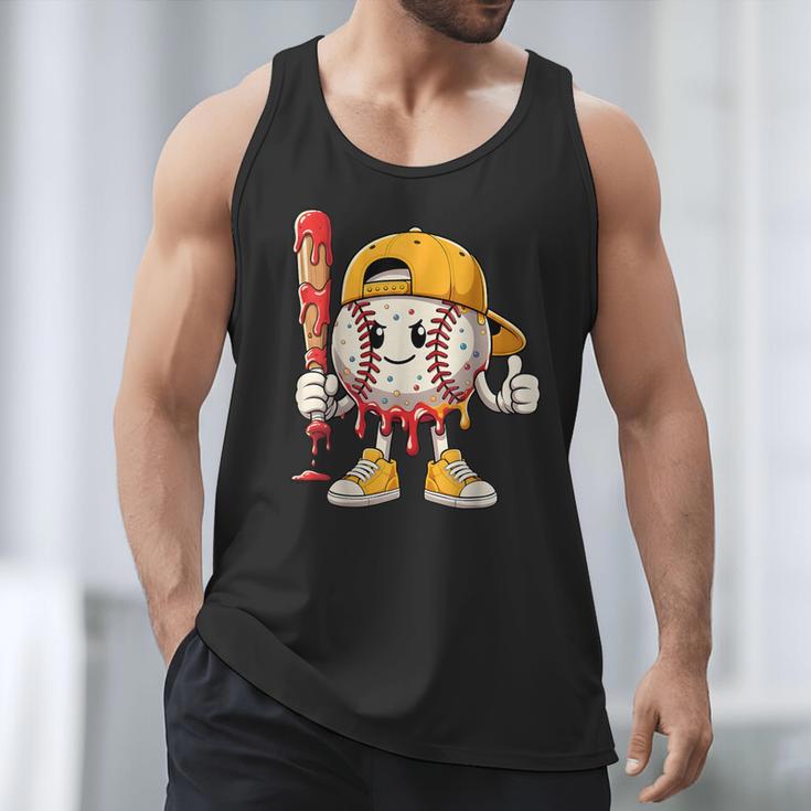 Baseball Drip Baseball Life Style 101 Apparel Youth Men Tank Top