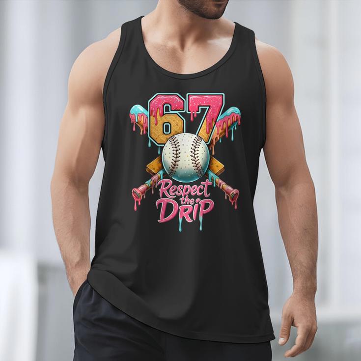 Baseball Drip Number 67 Player Sport For Men Women Kids Men Tank Top