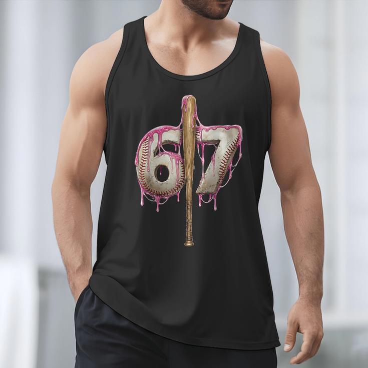 Baseball Drip Number 67 Sports Player Six Seven Meme Fan Men Tank Top Baseball Drip Number 67 Sports Player Six Seven Meme Fan Men Tank Top