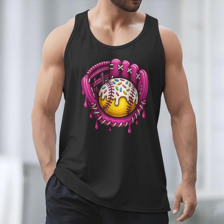 Baseball Drip Pink Glove Respect The Drip Youth Boys Girls Men Tank Top Baseball Drip Pink Glove Respect The Drip Youth Boys Girls Men Tank Top