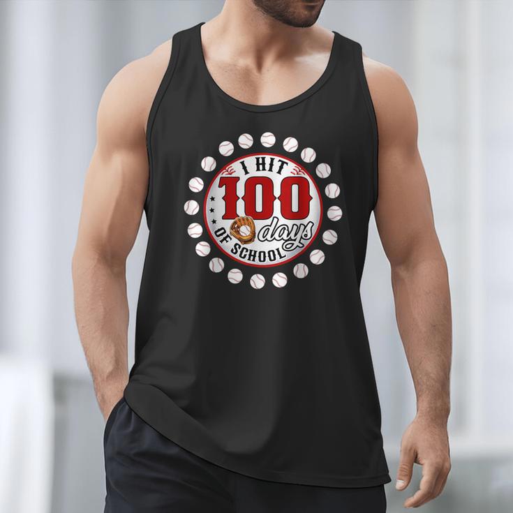 Baseball I Hit 100 Days Of School Baseball Player Kids Boys Men Tank Top Baseball I Hit 100 Days Of School Baseball Player Kids Boys Men Tank Top