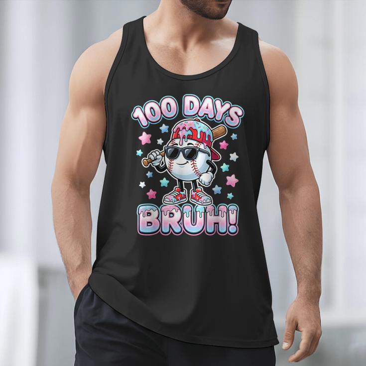 Baseball Ice Cram Drip 100 Days Of School 100th Boys Youth Men Tank Top Baseball Ice Cram Drip 100 Days Of School 100th Boys Youth Men Tank Top