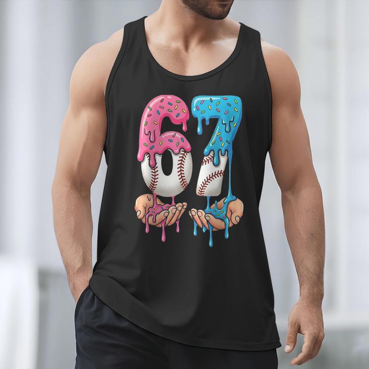 Baseball Ice Cream Drip 67 Hands Six Seven Boys Men Tank Top
