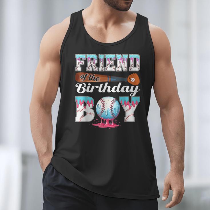 Baseball Ice Cream Drip Friend Of The Birthday Boy Men Tank Top Baseball Ice Cream Drip Friend Of The Birthday Boy Men Tank Top