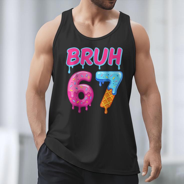 Baseball Ice Cream Drip Number 67 Player Or 67th Birthday Men Tank Top Baseball Ice Cream Drip Number 67 Player Or 67th Birthday Men Tank Top