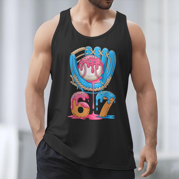 Baseball Ice Cream Drip Six Seven Gen Alpha Slang Meme 67 Men Tank Top Baseball Ice Cream Drip Six Seven Gen Alpha Slang Meme 67 Men Tank Top