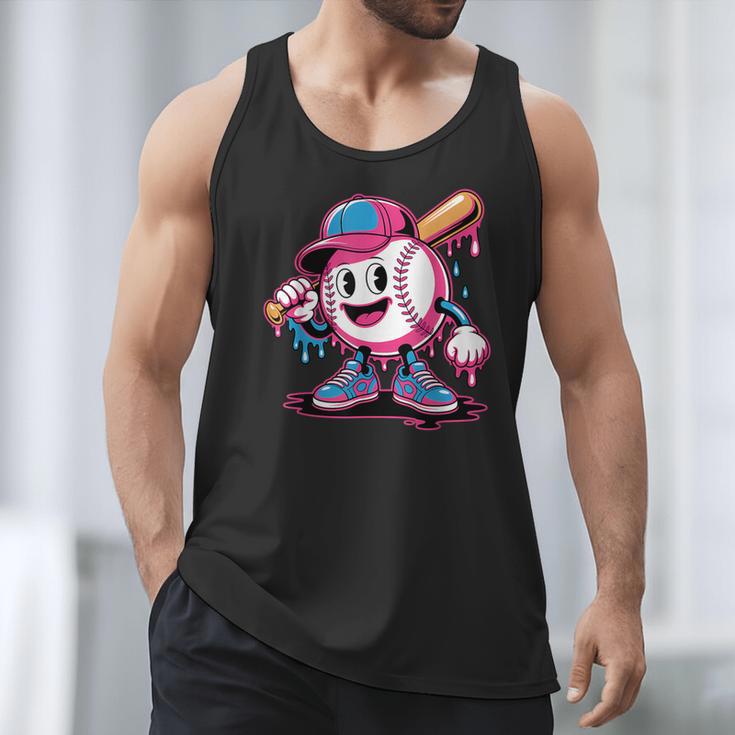 Baseball Ice Cream Shirt Cool Baseball Drip For Boys Men Tank Top