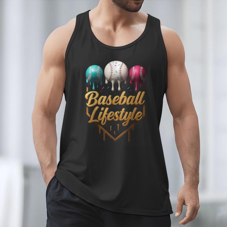 Baseball Lifestyle Drip Men Tank Top
