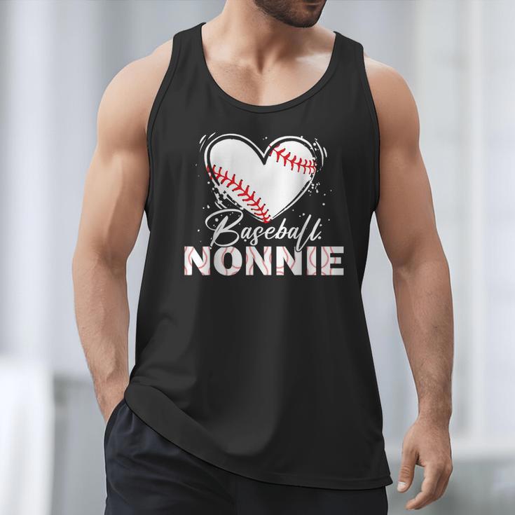 Baseball Nonnie Baseball Heart Men Tank Top