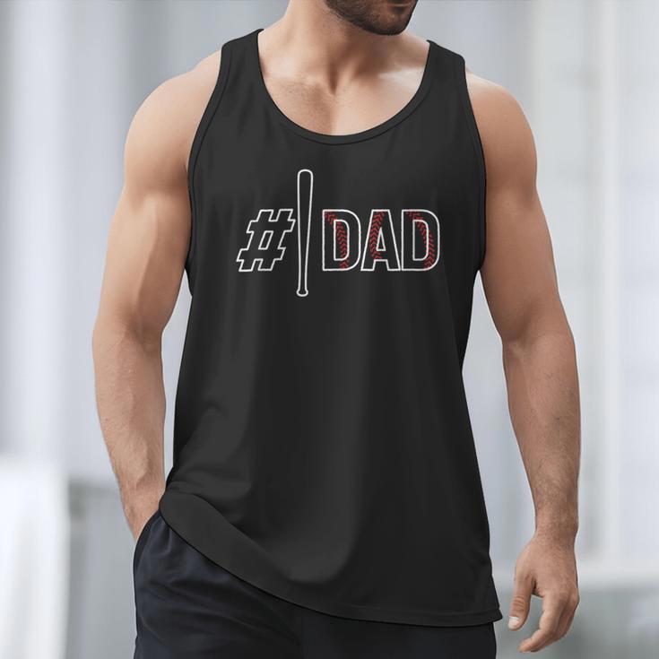 Baseball Player Dad Father's Day Number One Baseball Dad Men Tank Top Baseball Player Dad Father's Day Number One Baseball Dad Men Tank Top