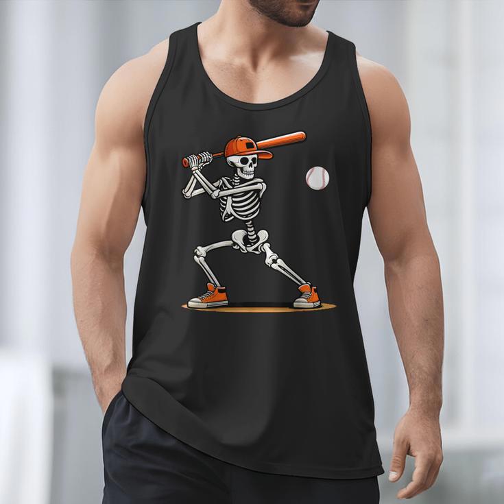 Baseball Skeleton Spooky Boys Halloween Baseball Player Men Tank Top Baseball Skeleton Spooky Boys Halloween Baseball Player Men Tank Top