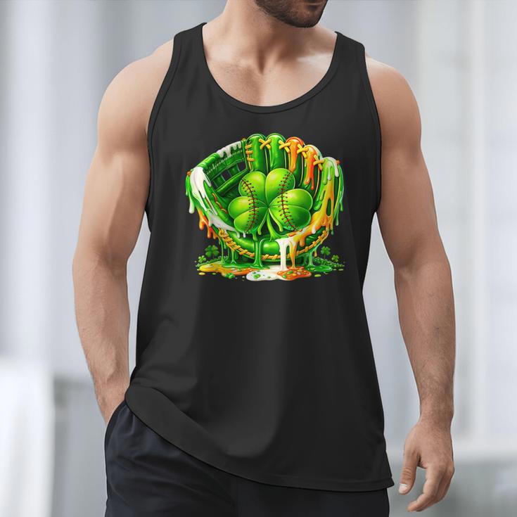 Baseball St Patricks Day Carnival Party Ice Cream Drip Boys Men Tank Top
