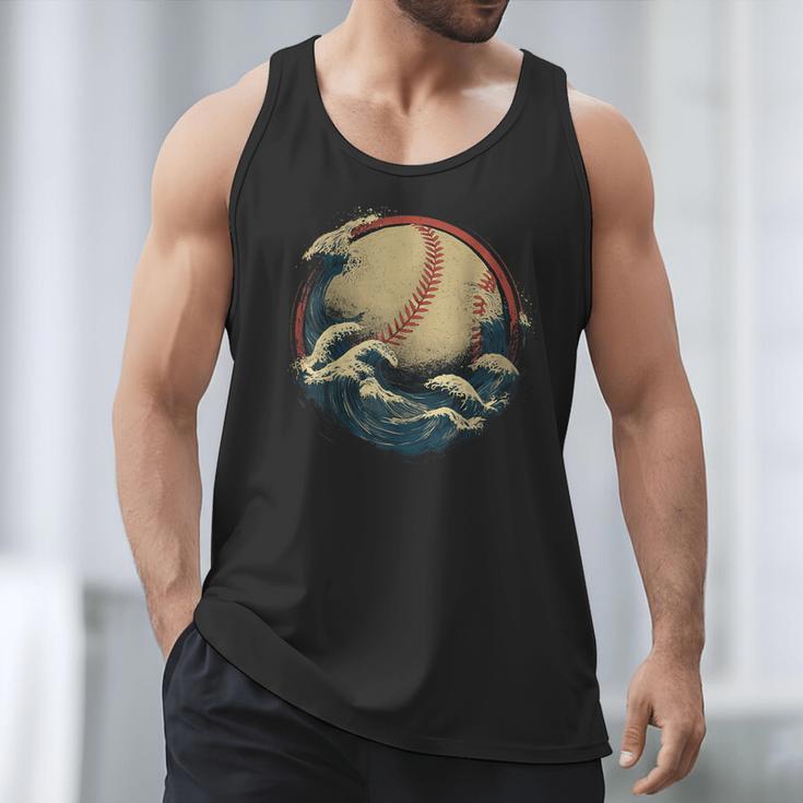 Baseball Waves Ocean Sports Baseball Fans Men Tank Top Baseball Waves Ocean Sports Baseball Fans Men Tank Top