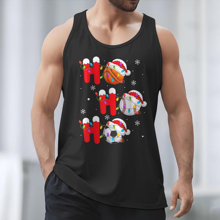 Basketball Baseball Soccer Christmas Ho Ho Ho Santa Xmas Men Tank Top Basketball Baseball Soccer Christmas Ho Ho Ho Santa Xmas Men Tank Top