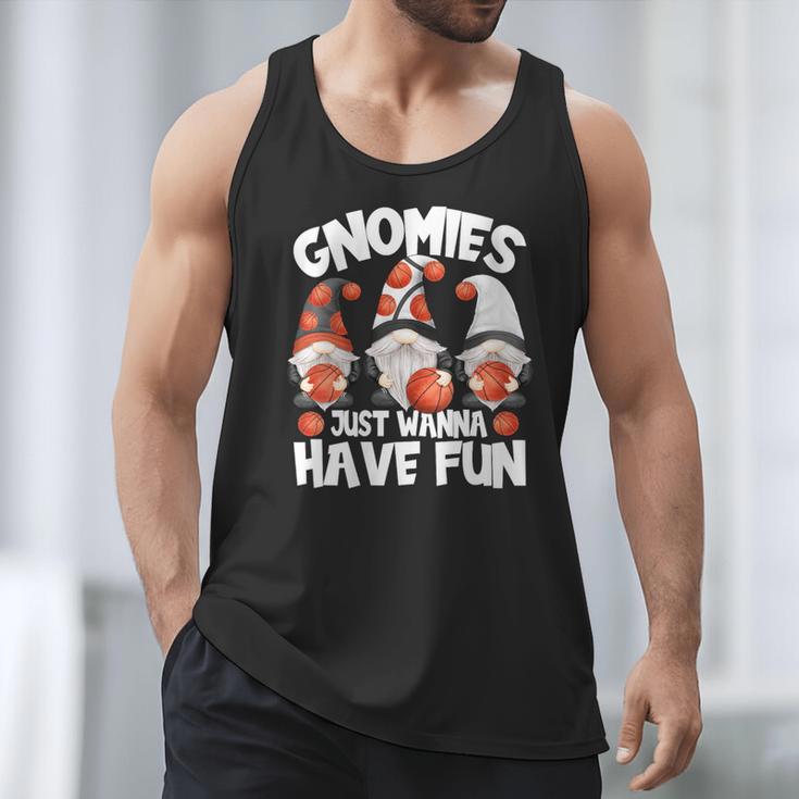Basketball Gnomies Have Fun For Baseball Dad And Coach Men Tank Top