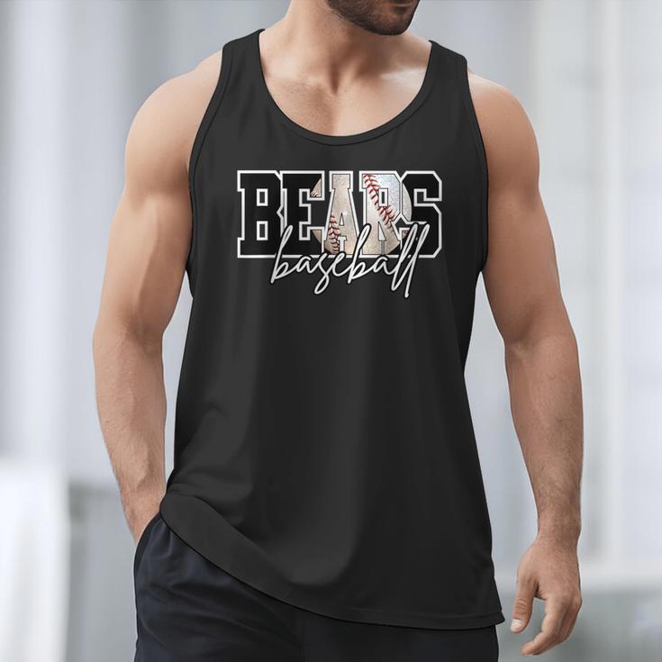 Bears Baseball Mom Game Day School Spirit Bear Pride Men Tank Top
