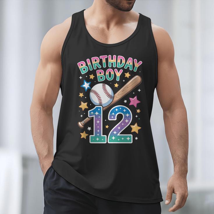 Birthday Boy 12th Birthday Baseball Men Tank Top Birthday Boy 12th Birthday Baseball Men Tank Top