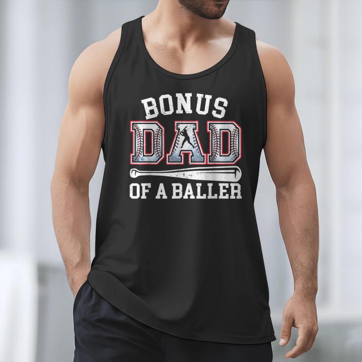 Bonus Dad Shirt Baseball Dad Fathers Day Men Tank Top