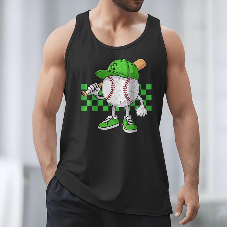 Boys St Patricks Day Baseball Player Pitcher Coach Kids Men Tank Top Boys St Patricks Day Baseball Player Pitcher Coach Kids Men Tank Top