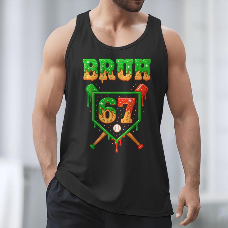 Bruh 67 Baseball Christmas Gingerbread Drip Number 67 Player Men Tank Top Bruh 67 Baseball Christmas Gingerbread Drip Number 67 Player Men Tank Top