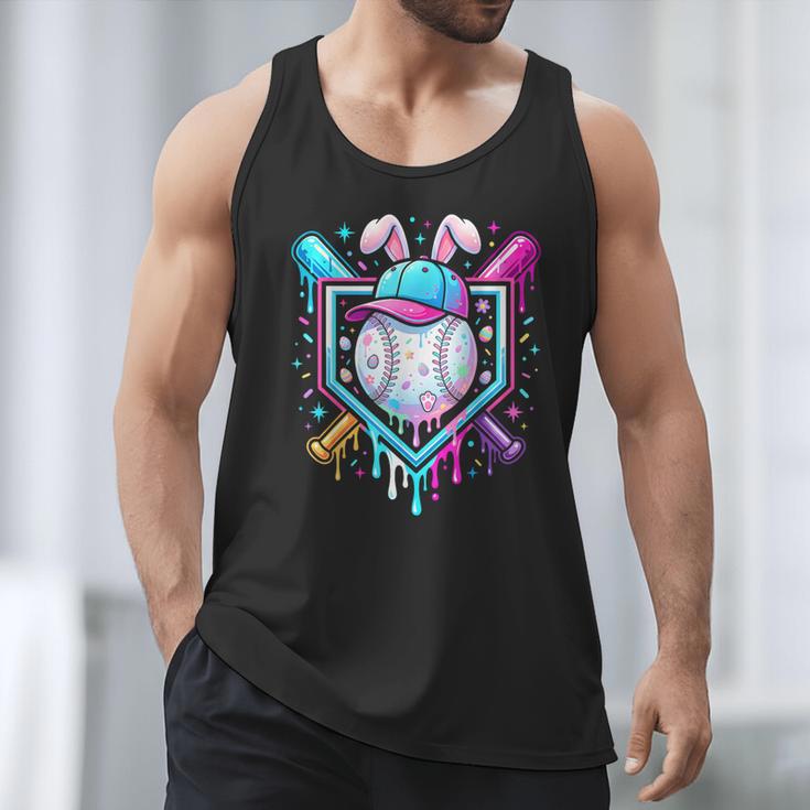 Bunny Baseball Hat With Ice Cream Easter Day Boys Kids Girls Men Tank Top