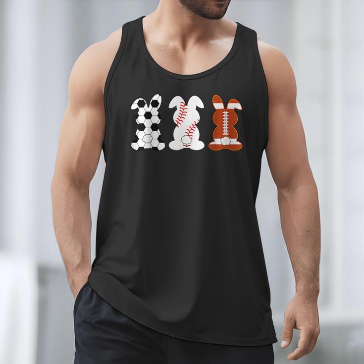 Bunny Football Baseball Sport Easter Day Men Tank Top