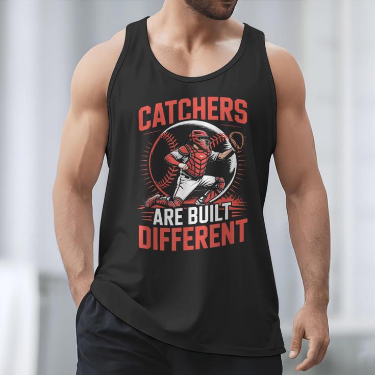 Catchers Are Built Different Baseball Catcher Men Tank Top Catchers Are Built Different Baseball Catcher Men Tank Top