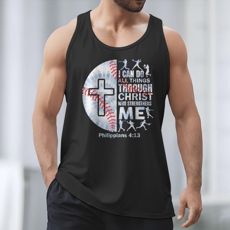 Christian Baseball Men Boy Player Team Religious Philippians Men Tank Top