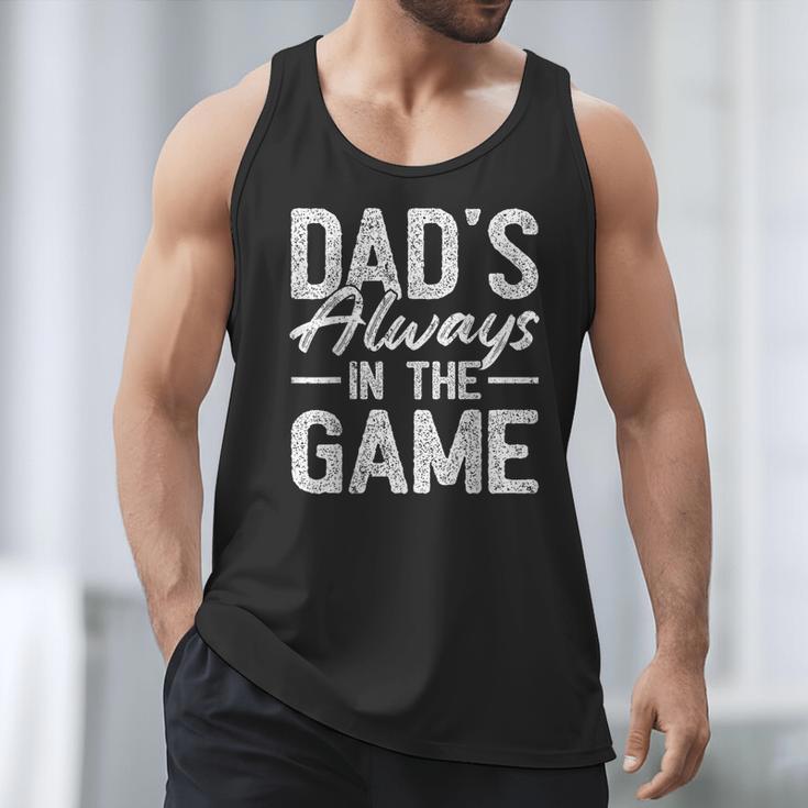 Dad Baseball For Men Baseball Dad's Always In The Game Men Tank Top