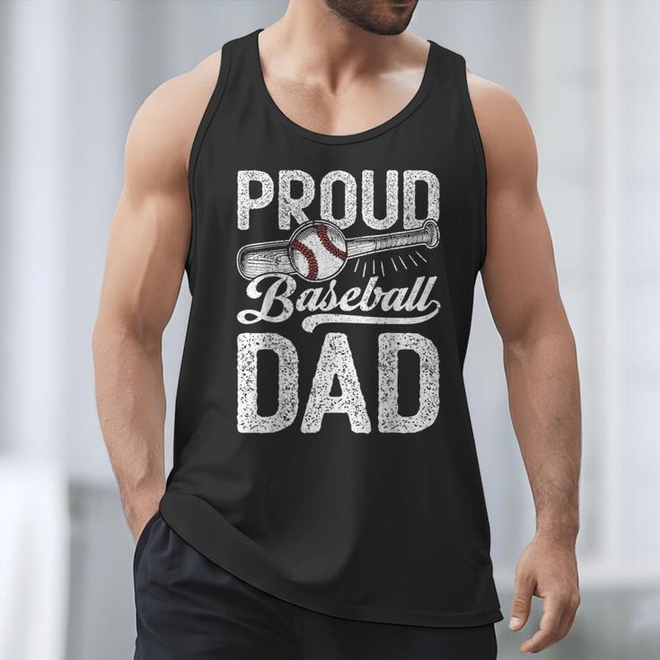 Dad Baseball For Men Proud Baseball Dad & Son Men Tank Top