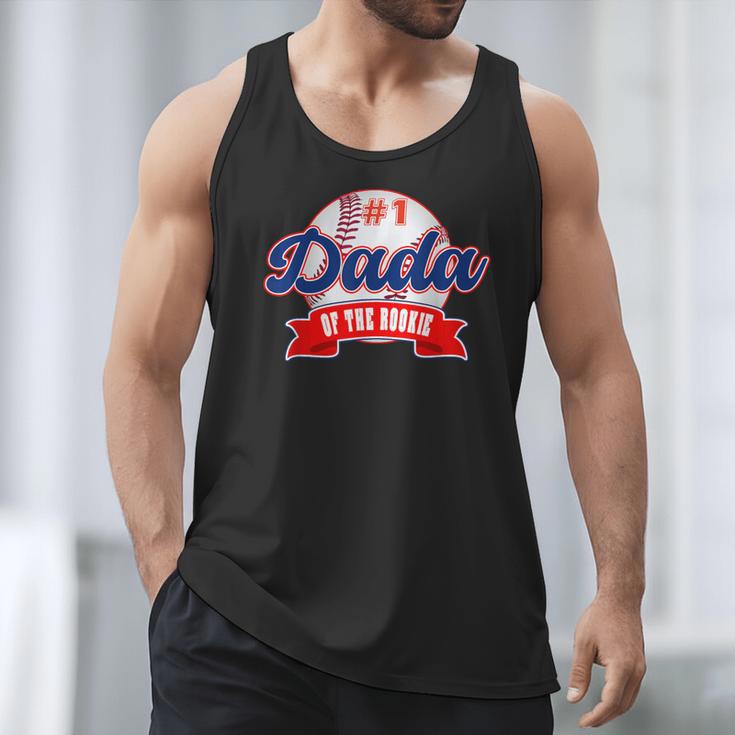 Dada Rookie Of Year 1st Birthday Baseball Theme Matching Men Tank Top