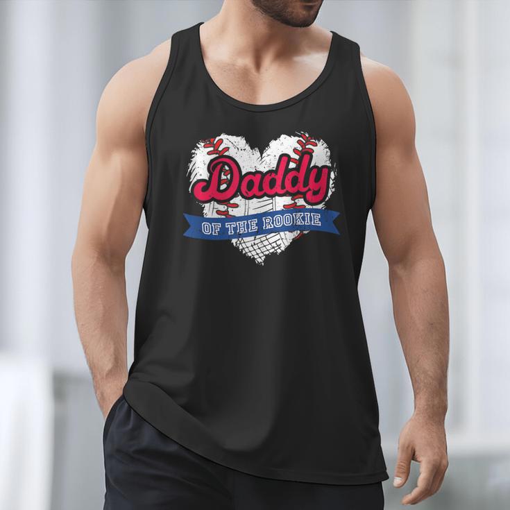 Daddy Of The Rookie Baseball Dad Retro Love Heart Birthday Men Tank Top Daddy Of The Rookie Baseball Dad Retro Love Heart Birthday Men Tank Top