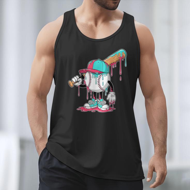 Drip Baseball For Boys Ice Cream Drip Youth Boys Sprinkles Men Tank Top Drip Baseball For Boys Ice Cream Drip Youth Boys Sprinkles Men Tank Top