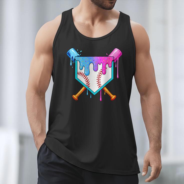 Dripping Baseball Pocket Respect The Drip Boys Baseball Men Tank Top