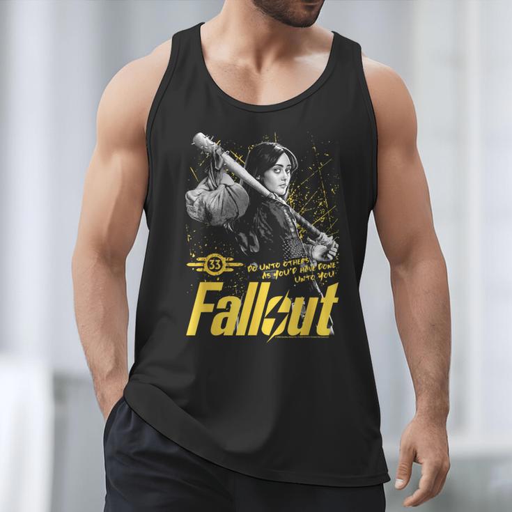 Fallout TV Series Lucy Do Unto Others Baseball Bat Gamer Men Tank Top