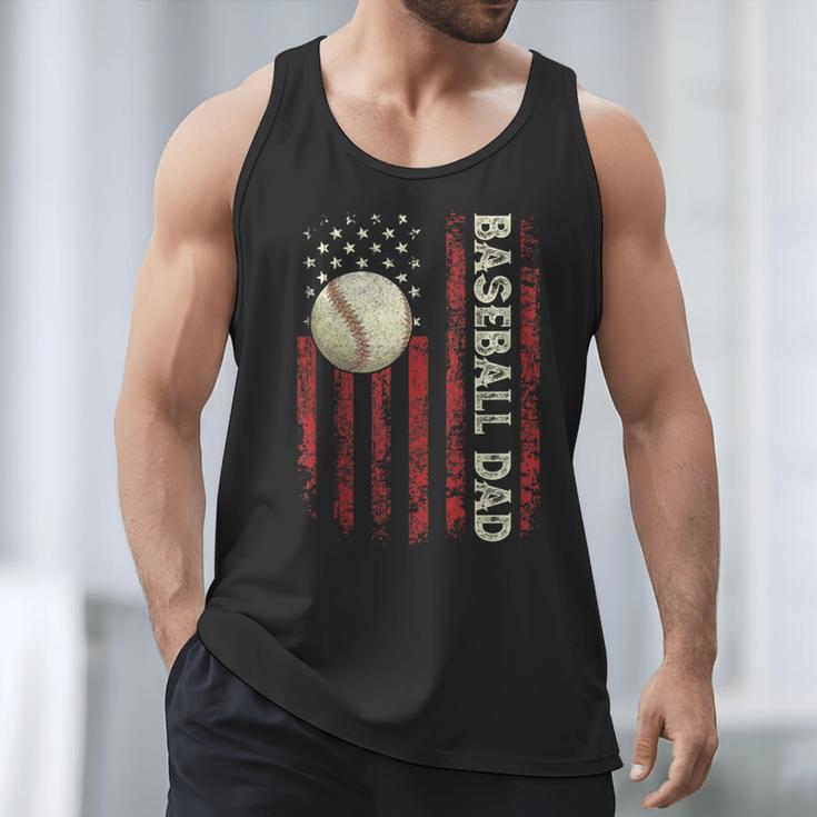 Fathers Day Baseball Dad USA Flag For Dad Men Baseball Men Tank Top Fathers Day Baseball Dad USA Flag For Dad Men Baseball Men Tank Top
