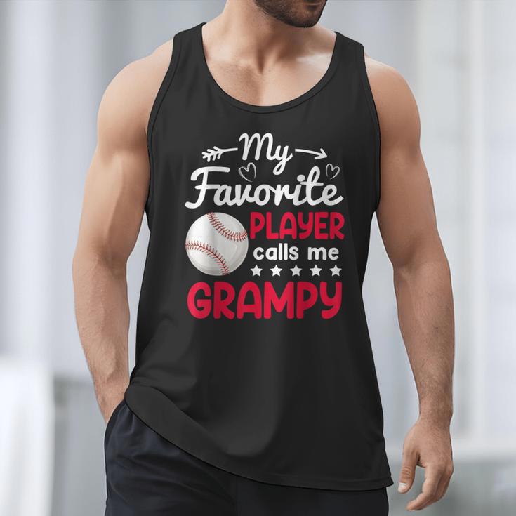 My Favorite Player Calls Me Grampy Baseball Grampy Men Tank Top My Favorite Player Calls Me Grampy Baseball Grampy Men Tank Top