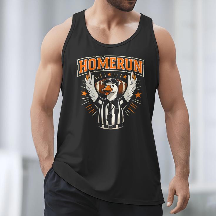 Football Referee Touchdown Baseball Homerun Goose Men Tank Top