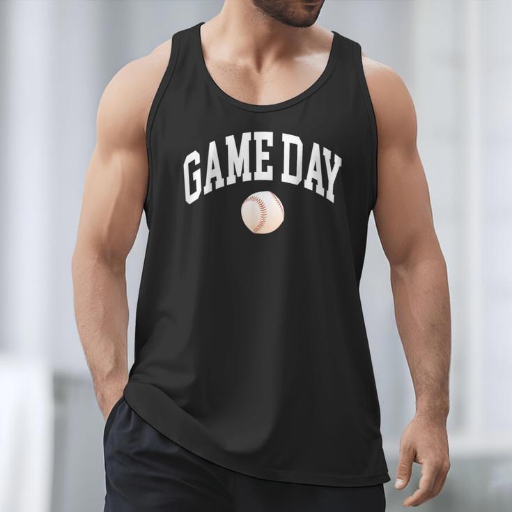 Game Day Baseball Player And Fan Graphic Men Tank Top