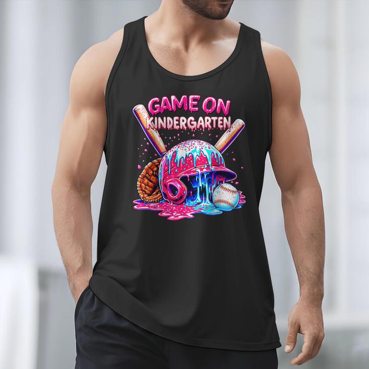 Game Kindergarten Baseball Ice Cream Drip On Back To School Men Tank Top Game Kindergarten Baseball Ice Cream Drip On Back To School Men Tank Top