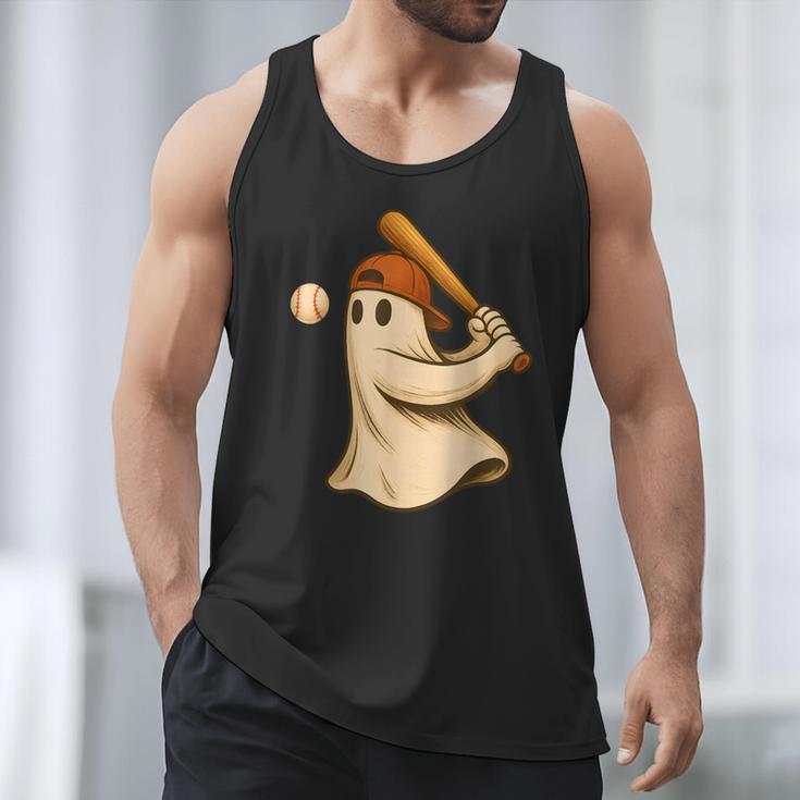Ghost Baseball Halloween Costume Men Boys Kids Men Tank Top