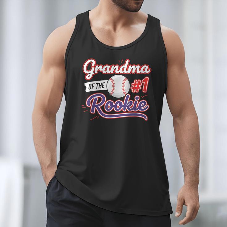 Grandparent Grandma Of The 1 Rookie Baseball Men Tank Top Grandparent Grandma Of The 1 Rookie Baseball Men Tank Top