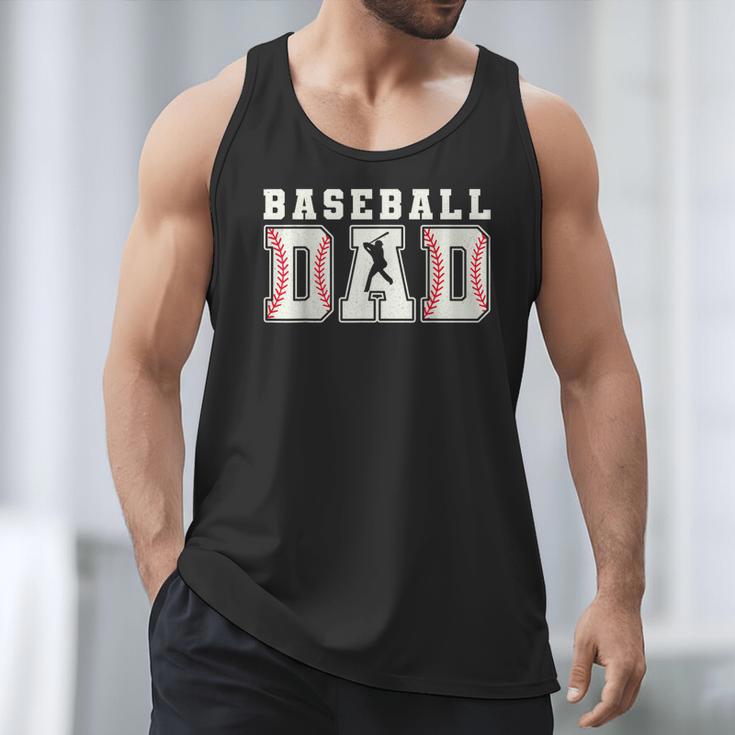 Groovy Baseball Dad Father Happy Fathers Day Sports Game Day Men Tank Top Groovy Baseball Dad Father Happy Fathers Day Sports Game Day Men Tank Top