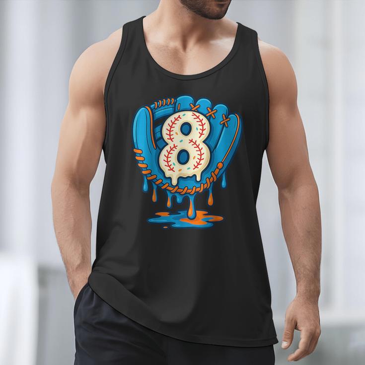 Ice Cream Baseball Glove 8th Birthday Edition Men Tank Top Ice Cream Baseball Glove 8th Birthday Edition Men Tank Top