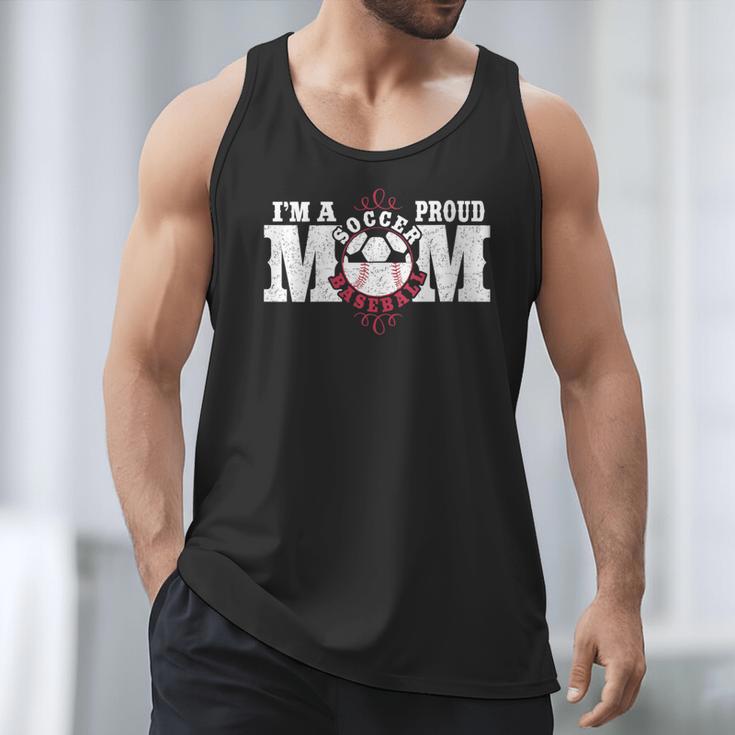 I'm a Proud Soccer Baseball Mom Men Tank Top
